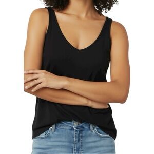 Prologue Black V-Neck Sleeveless Tank Top Women’s Size Small 100% Lyocell